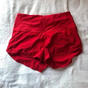 Women's Red Shorts